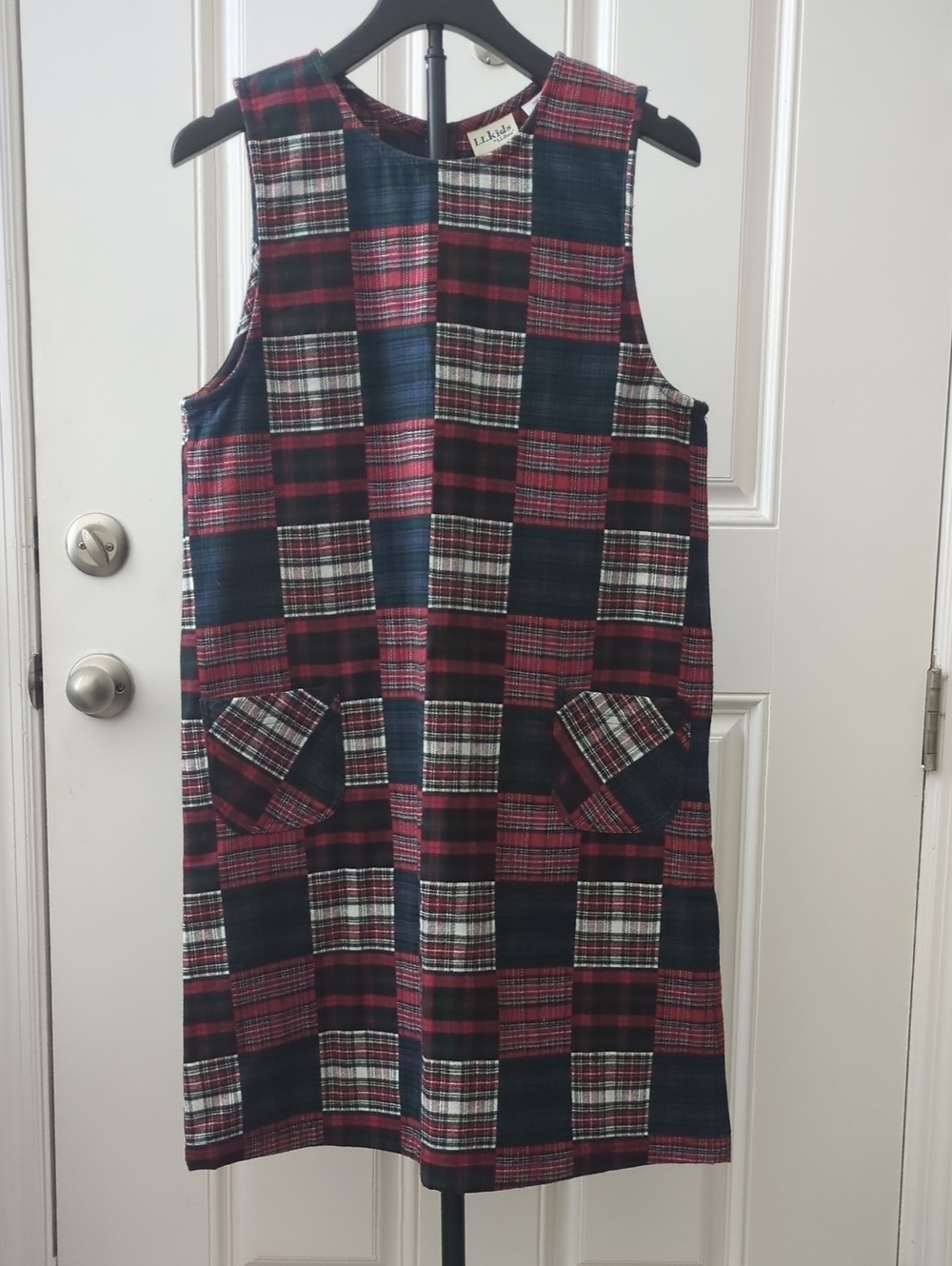 L.L. Bean L.L. Kids Flannel Dress Girls 18 (XL)